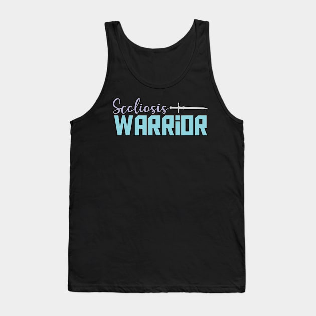 Scoliosis Warrior Tank Top by Pixel Paragon